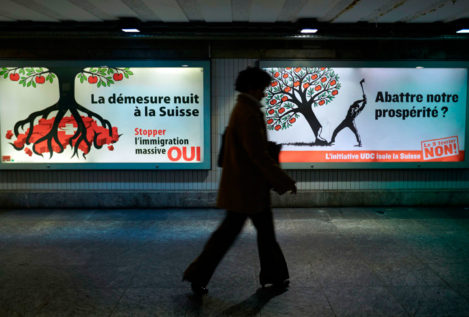 Suiza aprueba reinstaurar las cuotas de inmigración