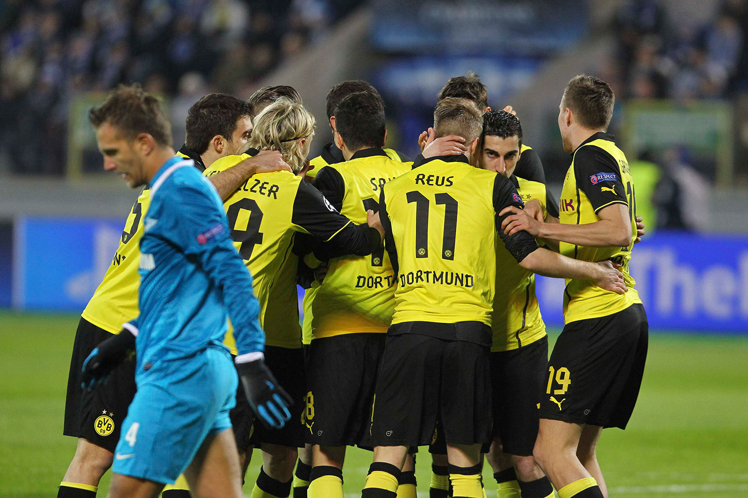 El Borussi Dortmund pasa sin sufrir en la ida de octavos