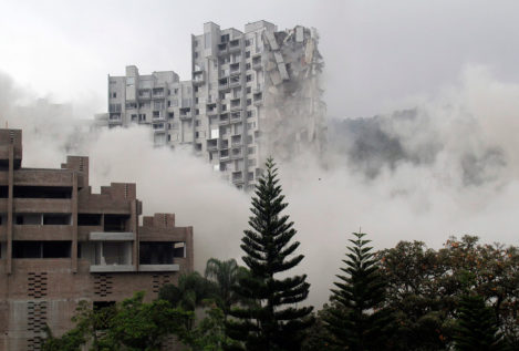 Derrumban la Torre 5 del complejo residencial Space de Medellín