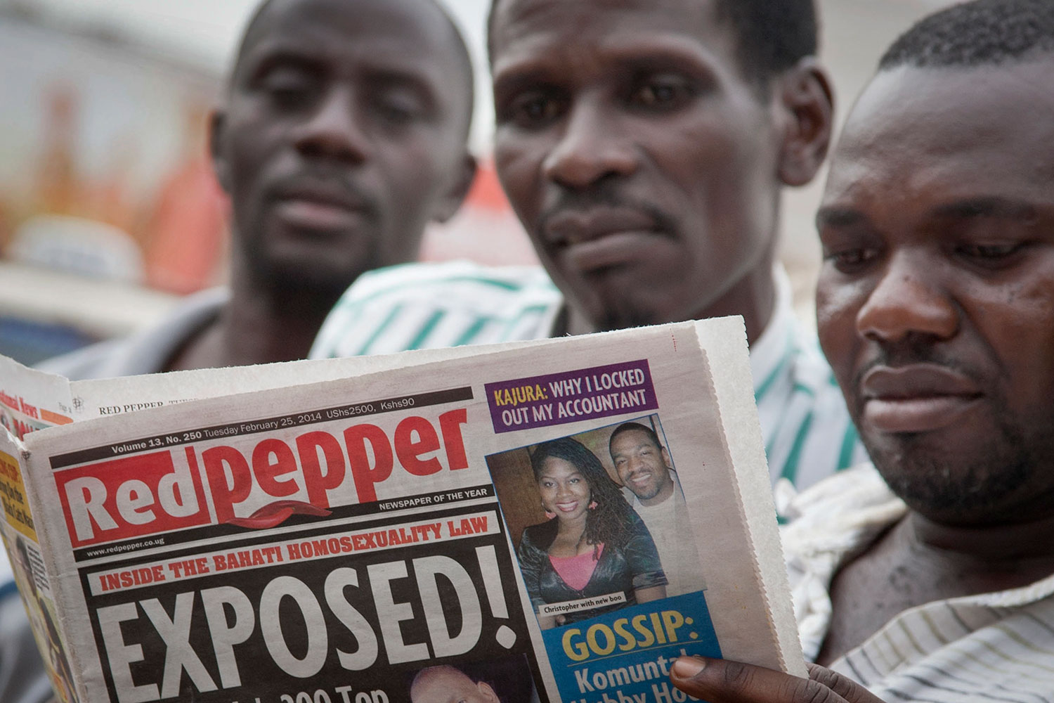 El periódico ugandés "Red Pepper" publica una lista con los 200 principales homosexuales del país