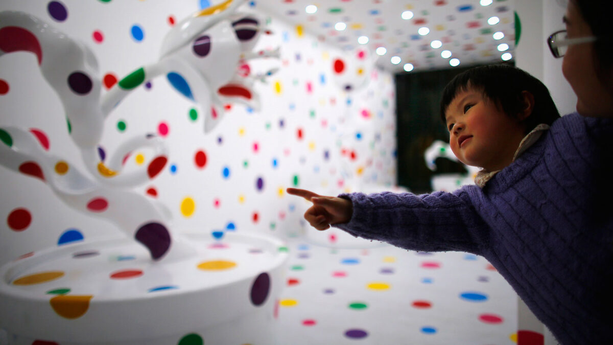 La exposición, «A dream I dreamed», de la artista nipona, Yayoi Kusama, llega a Shangai