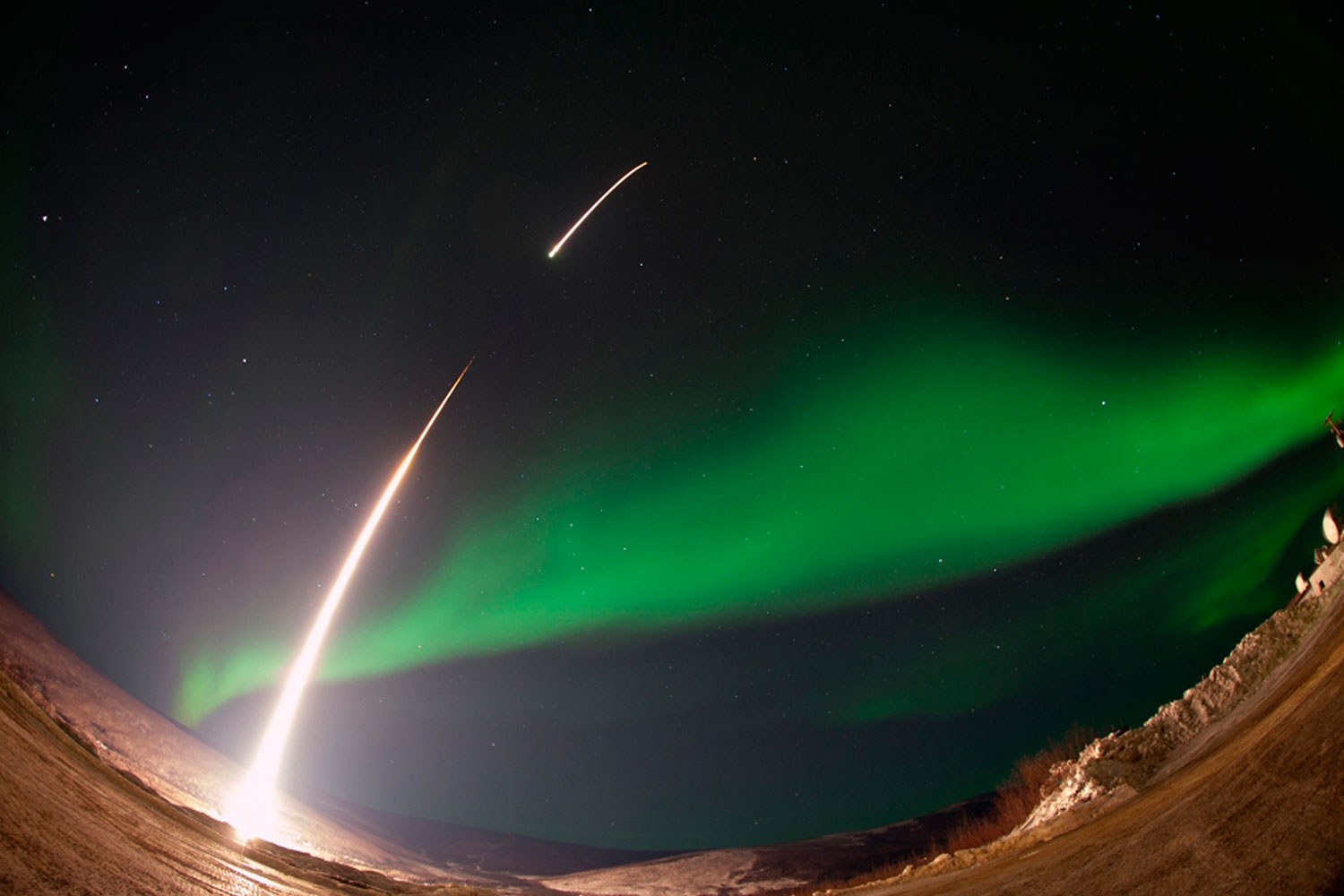 La NASA lanza el cohete GREECE sobre Venetie para estudiar la formación de auroras boreales