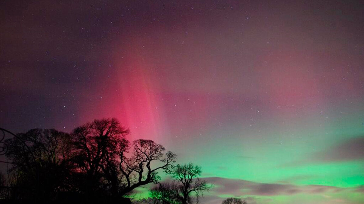 Una aurora boreal sorprende a los vecinos del Sur de Inglaterra