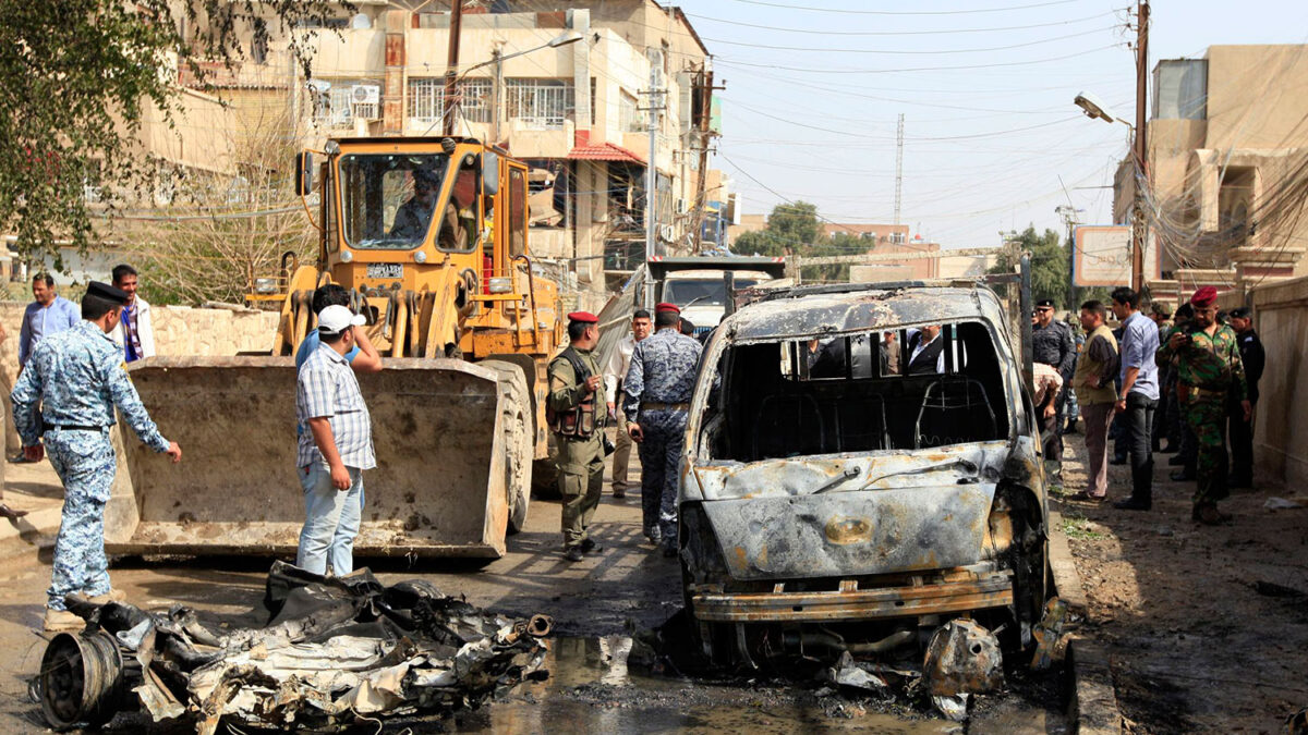 Al menos siete muertos en ocho explosiones en Bagdad