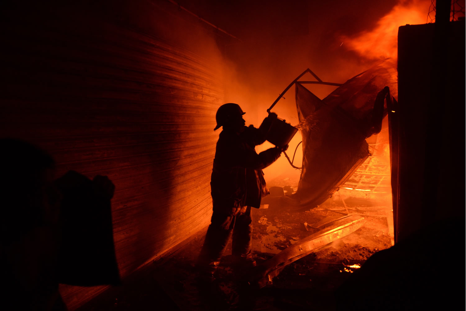 Al menos nueve personas han resultado heridas en el incendio de un mercado en Guatemala