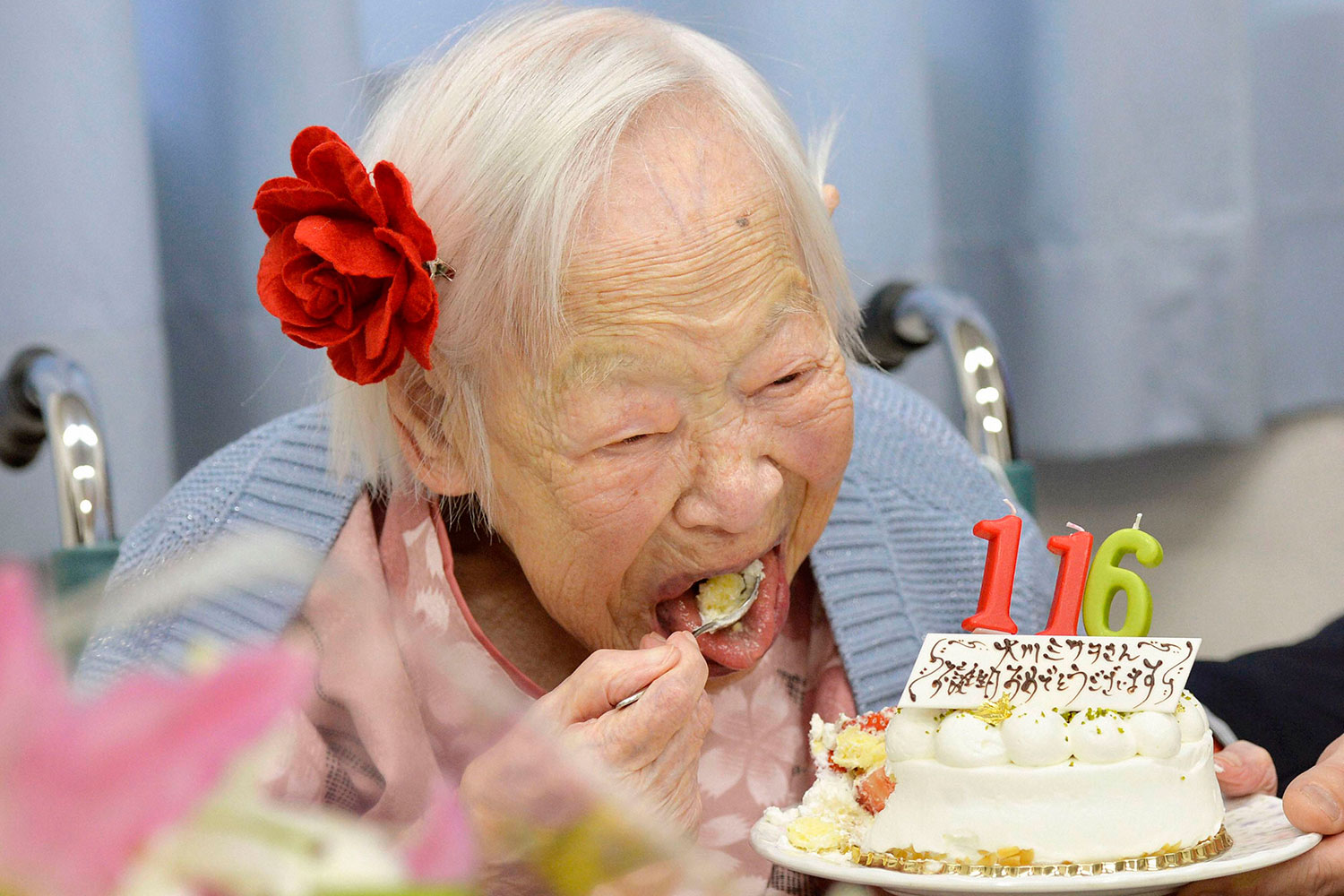 Misao Okawa, la mujer más vieja del mundo, cumple 116 años
