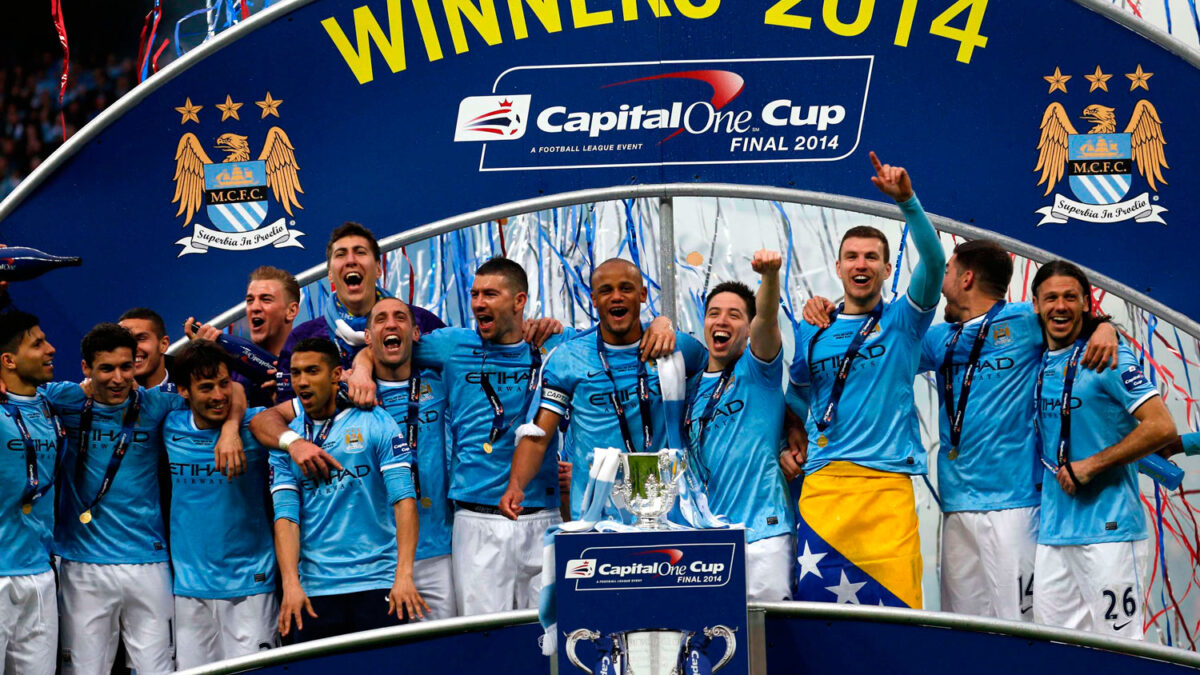 Manchester City gana la Copa de la Liga inglesa en Wembley