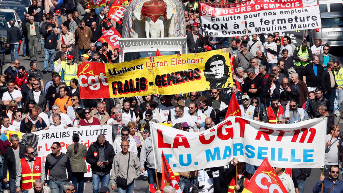 Protestas en Francia contra el Pacto de Responsabilidad del Gobierno