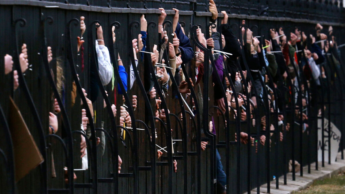 Activistas ambientales protestan contra el proyecto de Keystone XL