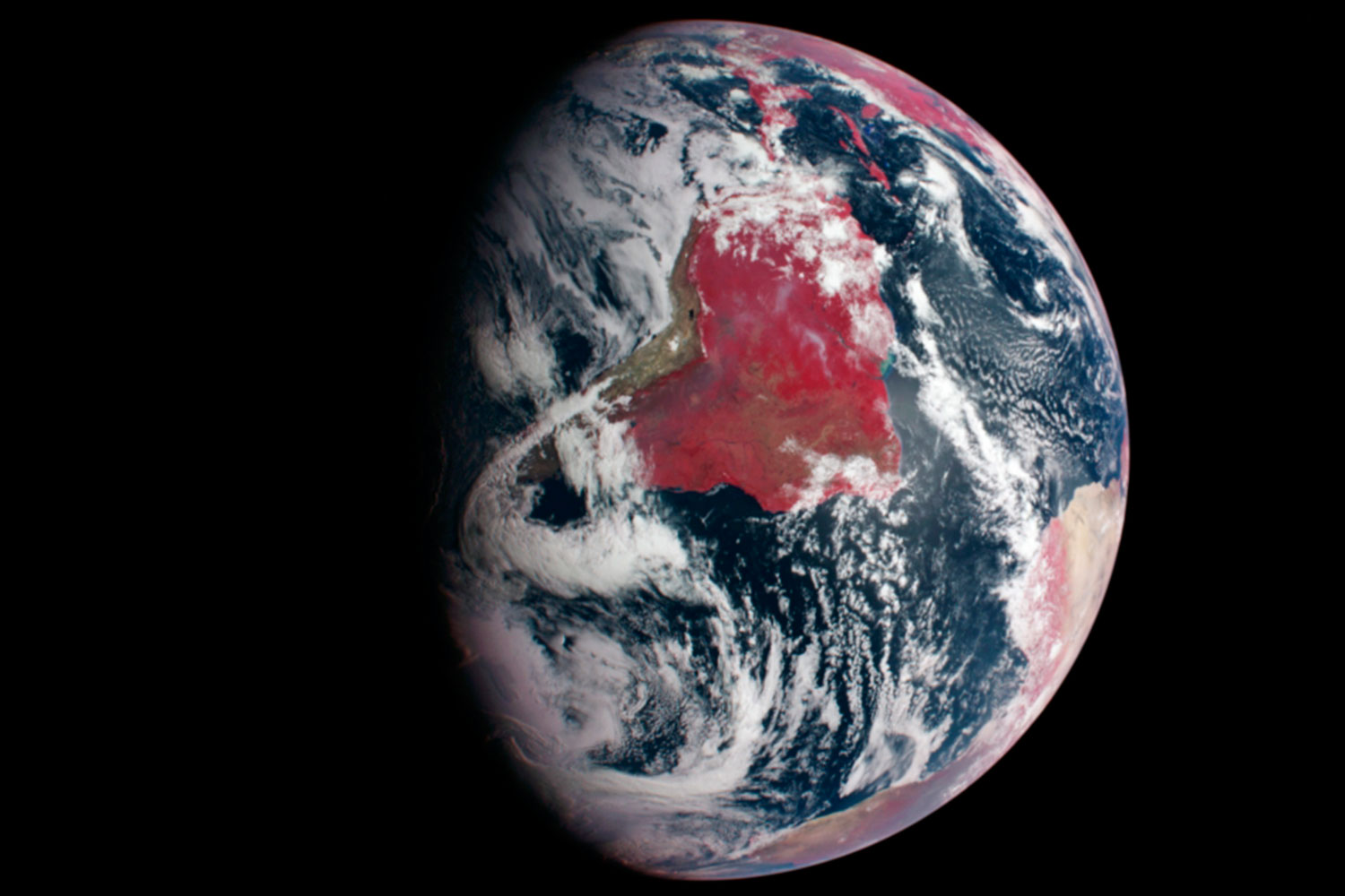 La sonda Messenger capta una de las imágenes más nítidas de la Tierra.