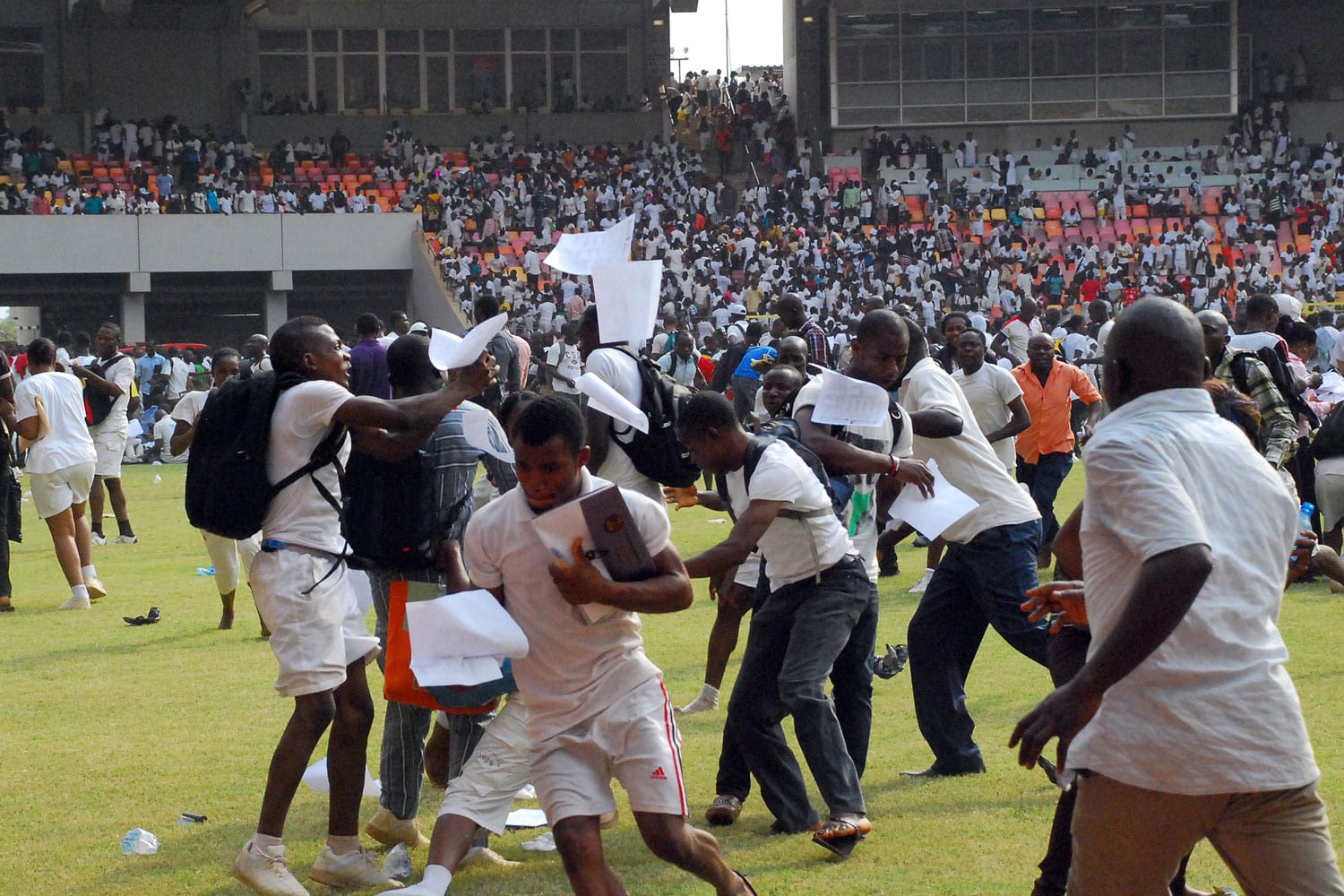 16 muertos en Abuja tras una estampida