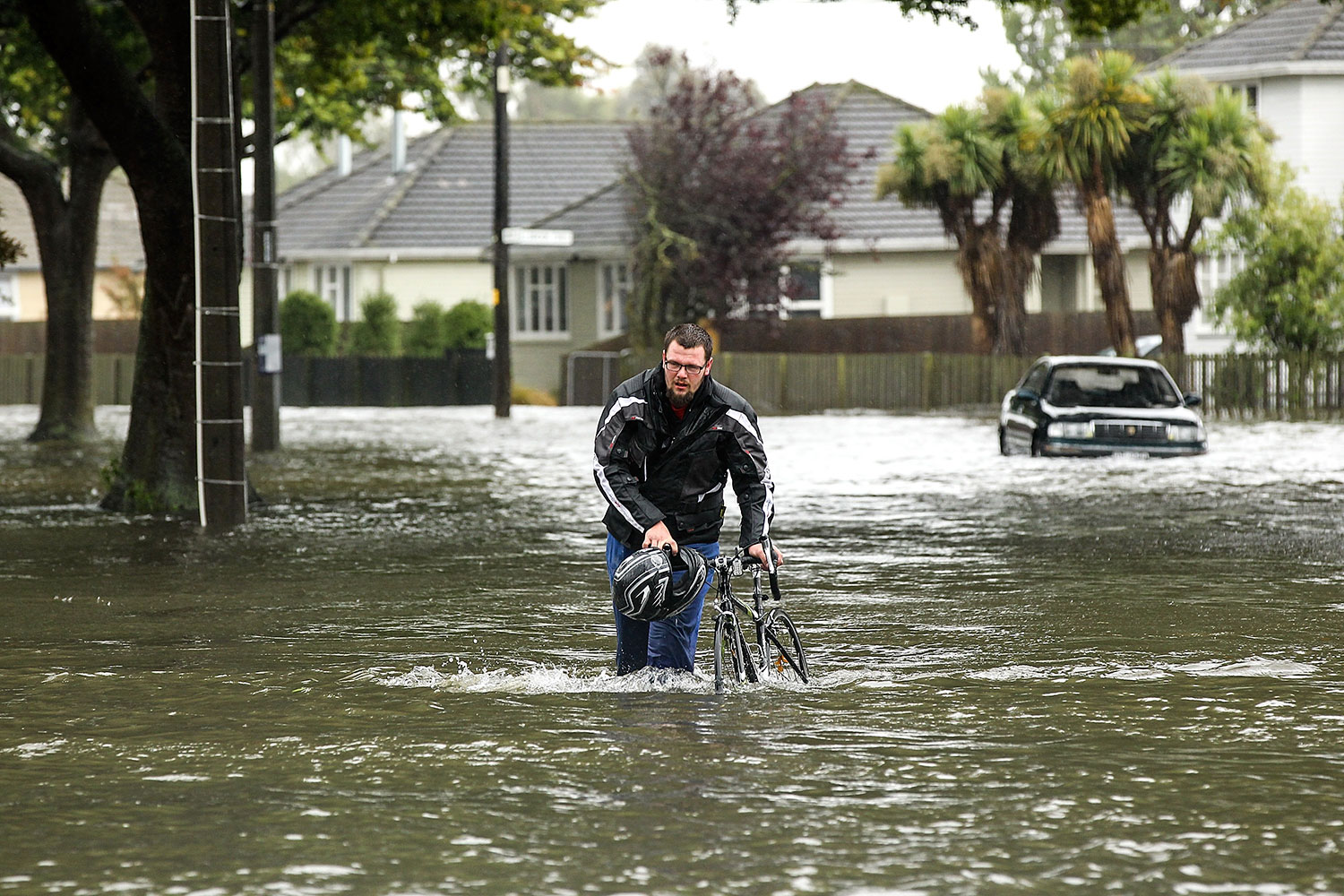 Christchurch vive las peores inundaciones desde 1975