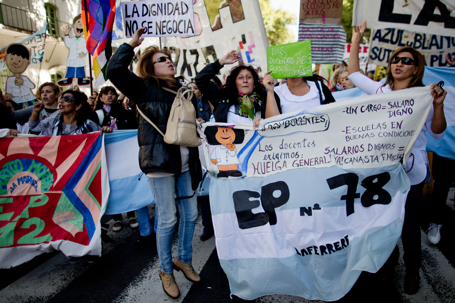 Continúa la huelga docente en Buenos Aires
