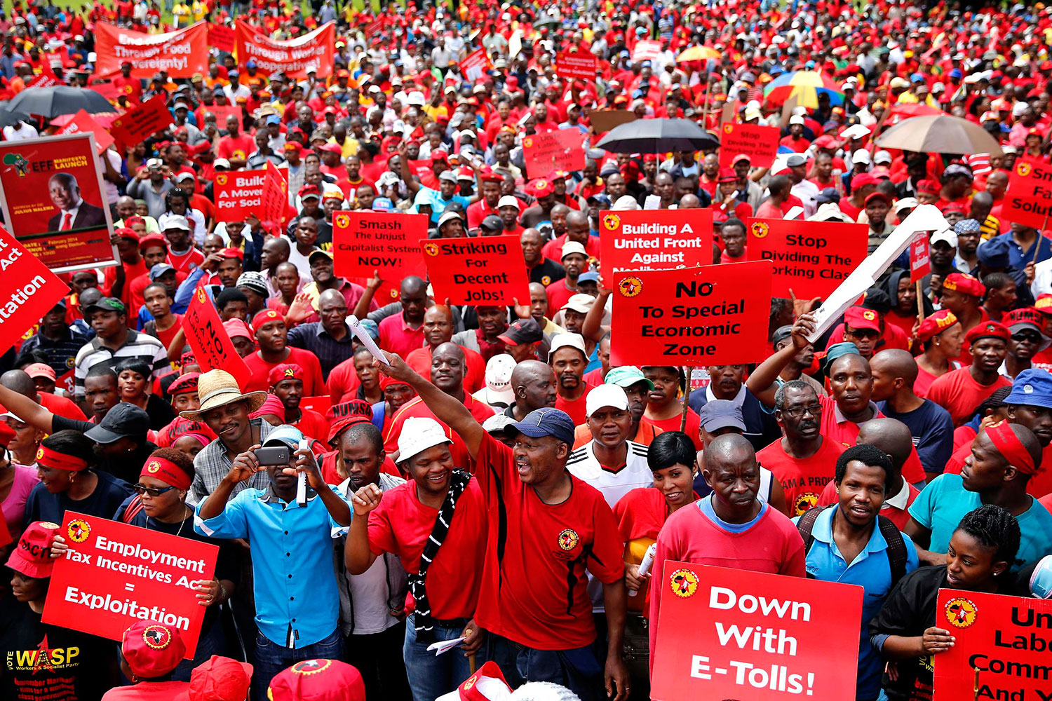 El mayor sindicato de Sudáfrica llama a la huelga por el desempleo