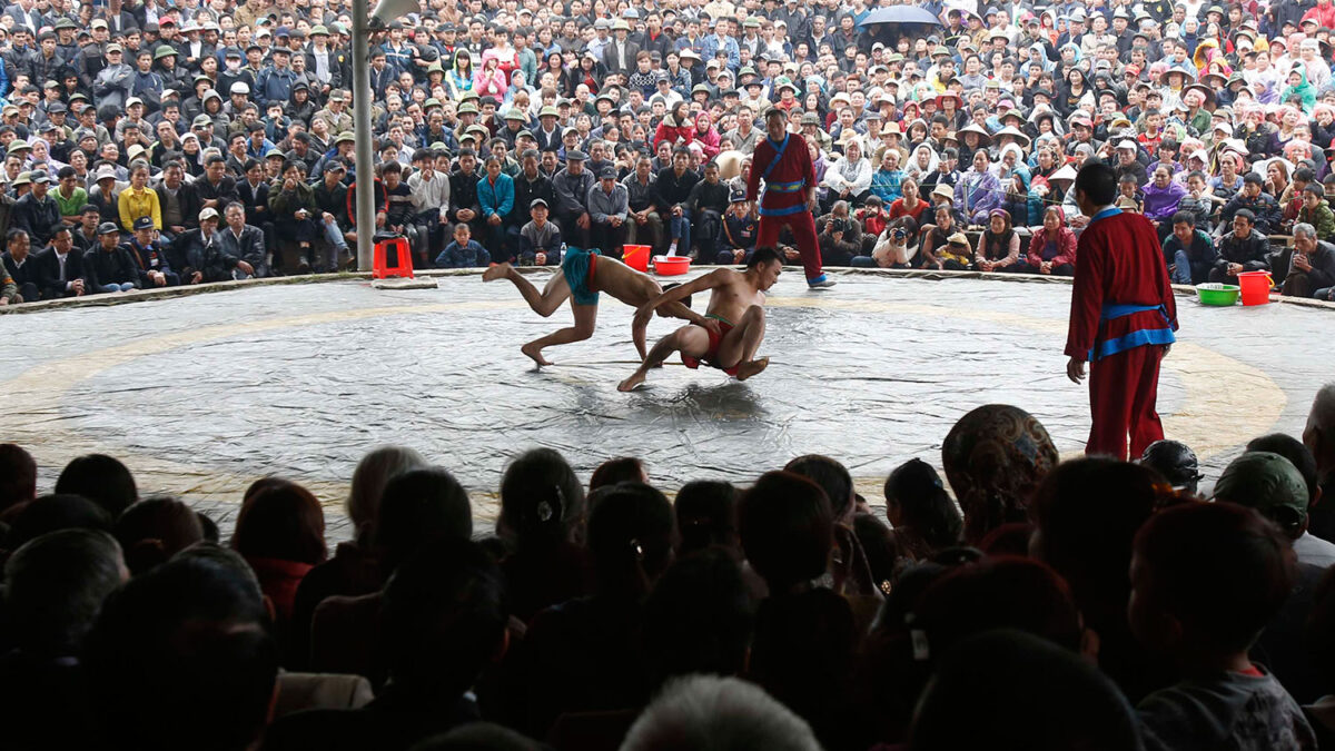 La aldea de Ninh Hiep acoge el festival anual de lucha, Chua Nan