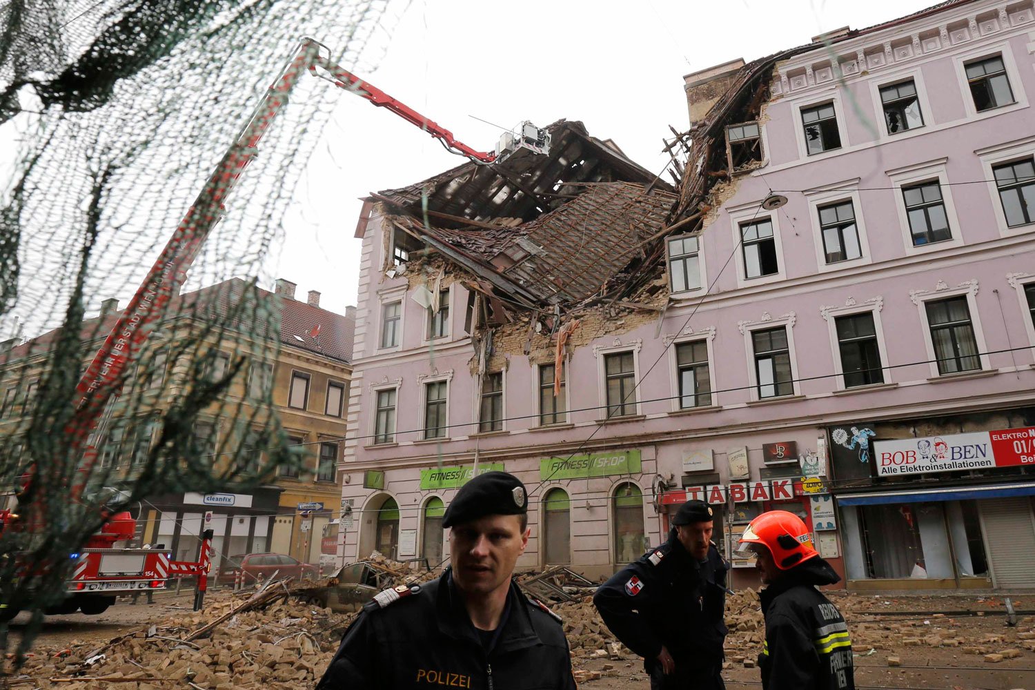 Se derrumba una vivienda en Viena