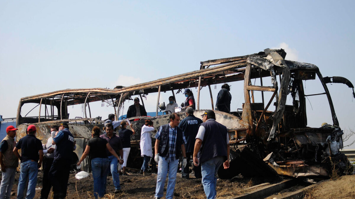 36 muertos en un accidente de autobús en México