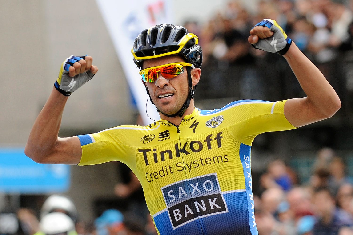 Alberto Contador primer líder de la Vuelta al País Vasco