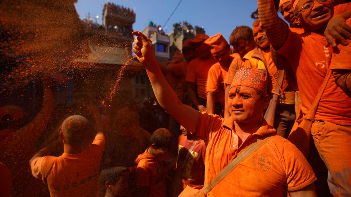 Nepal celebra la entrada del Año Nuevo