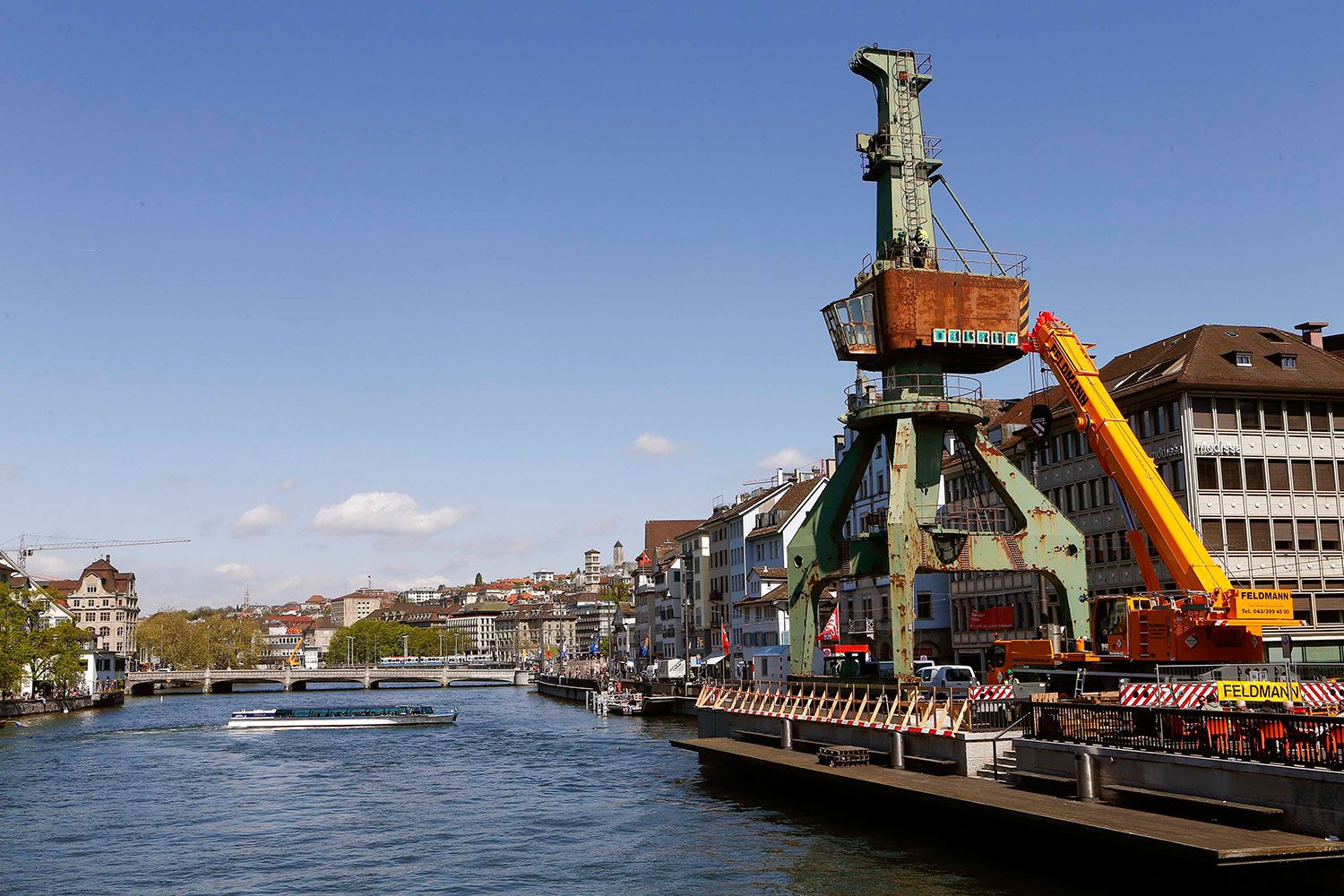 "Zurich Transit Marítim" custodiará el río Limmat los próximos nueve meses