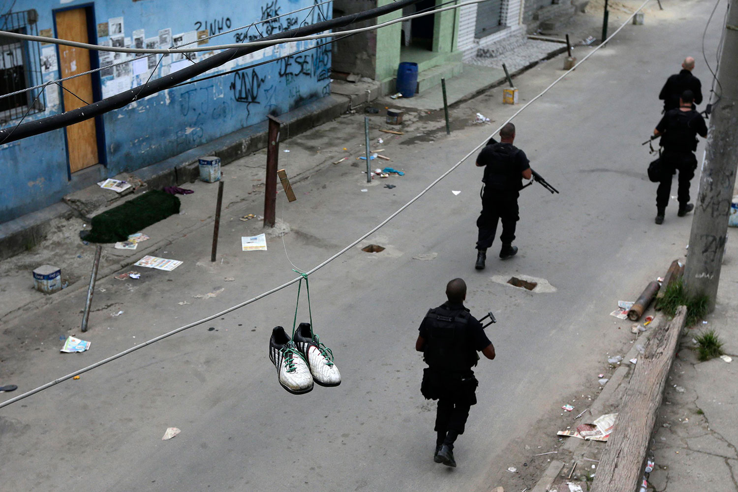 Operación contra el narcotráfico en 16 favelas a 80 días del Mundial