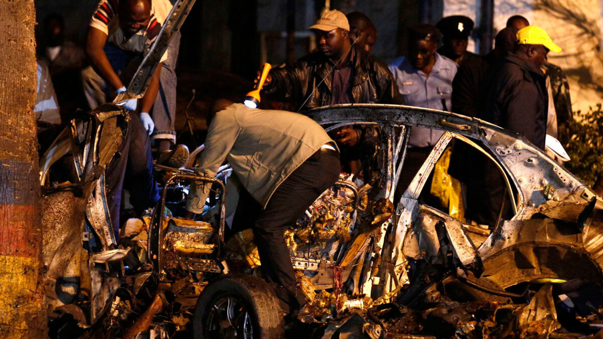 4 muertos tras explotar un coche bomba en Nairobi