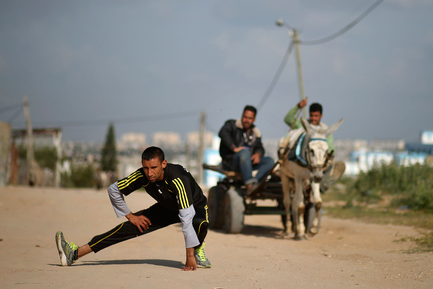 Israel prohíbe al fondista palestino Nader al Masri participar en el maratón de Belén