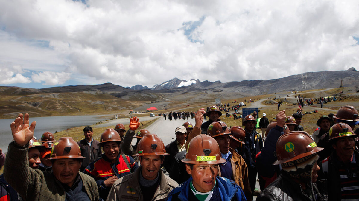 Dos mineros muertos en las protestas por la nueva ley de minería de Bolivia