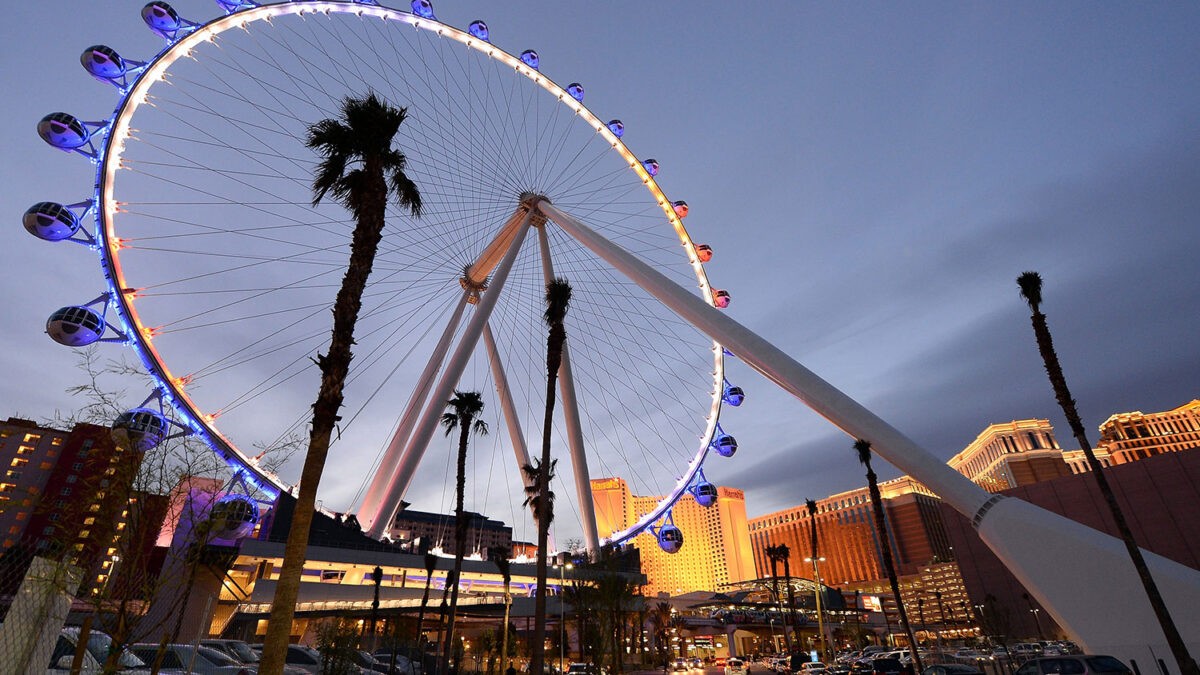 La noria más grande del mundo está en las Vegas y se llama High Roller