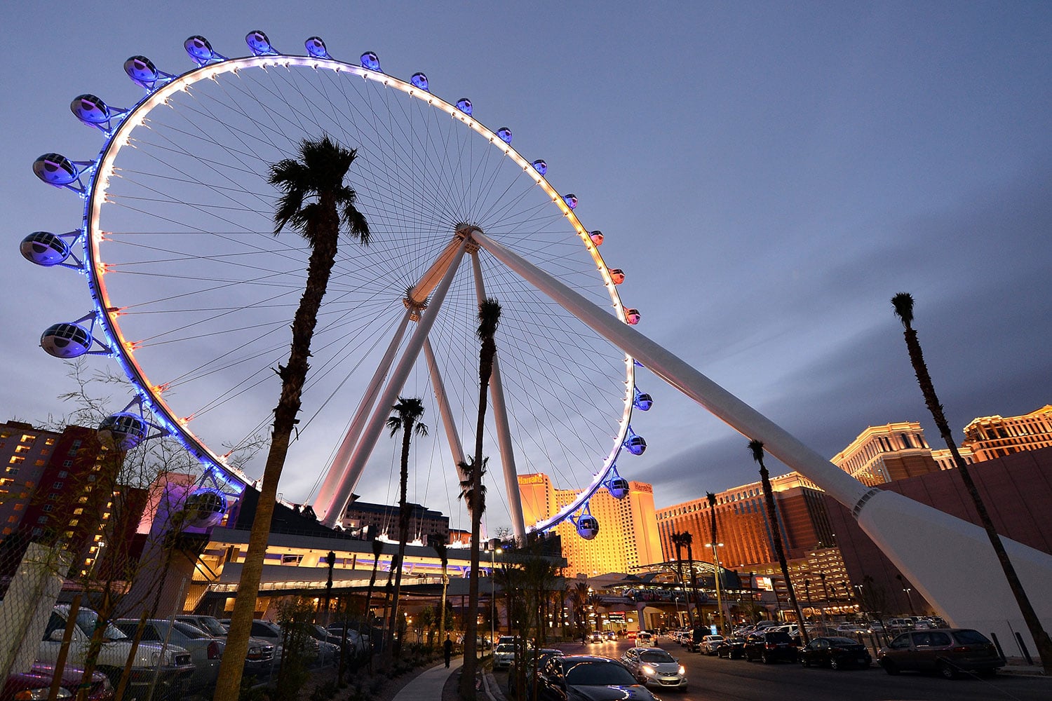 La noria más grande del mundo está en las Vegas y se llama High Roller