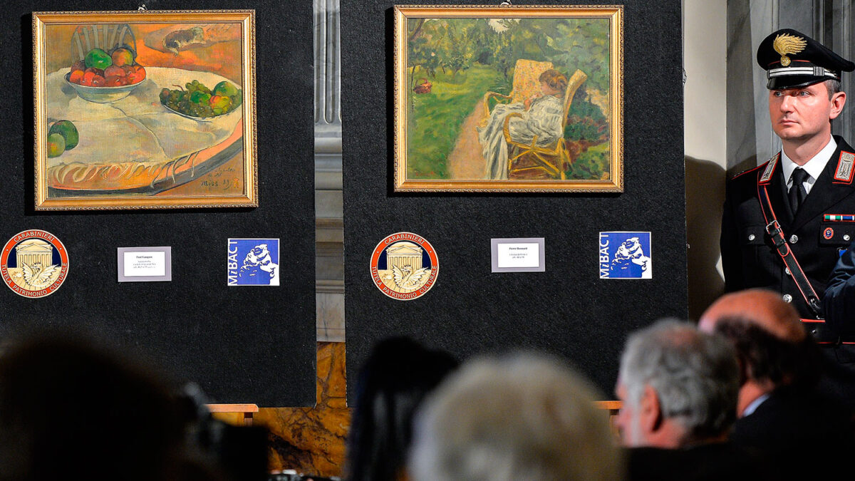 Los carabineros recuperan dos cuadros de Paul Gaugin y Pierre Bonnard robados en Londres en los 70