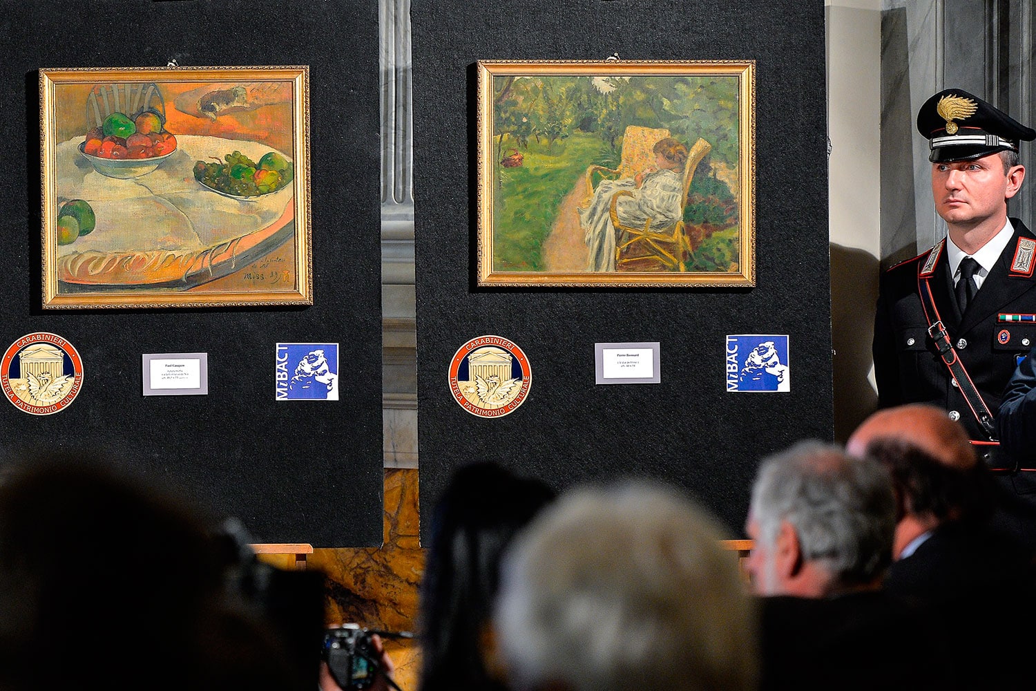 Los carabineros recuperan dos cuadros de Paul Gaugin y Pierre Bonnard robados en Londres en los 70