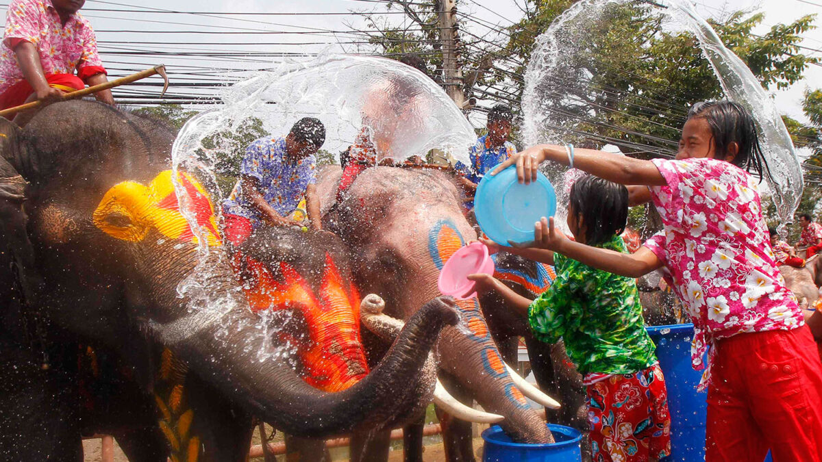 Tailandia celebra el Año Nuevo o Songkran