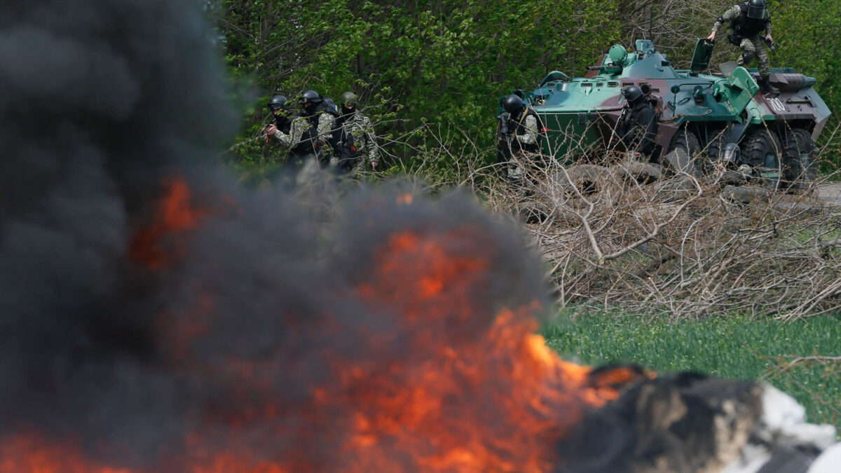 Las tropas ucranianas inician la reconquista de Slaviansk