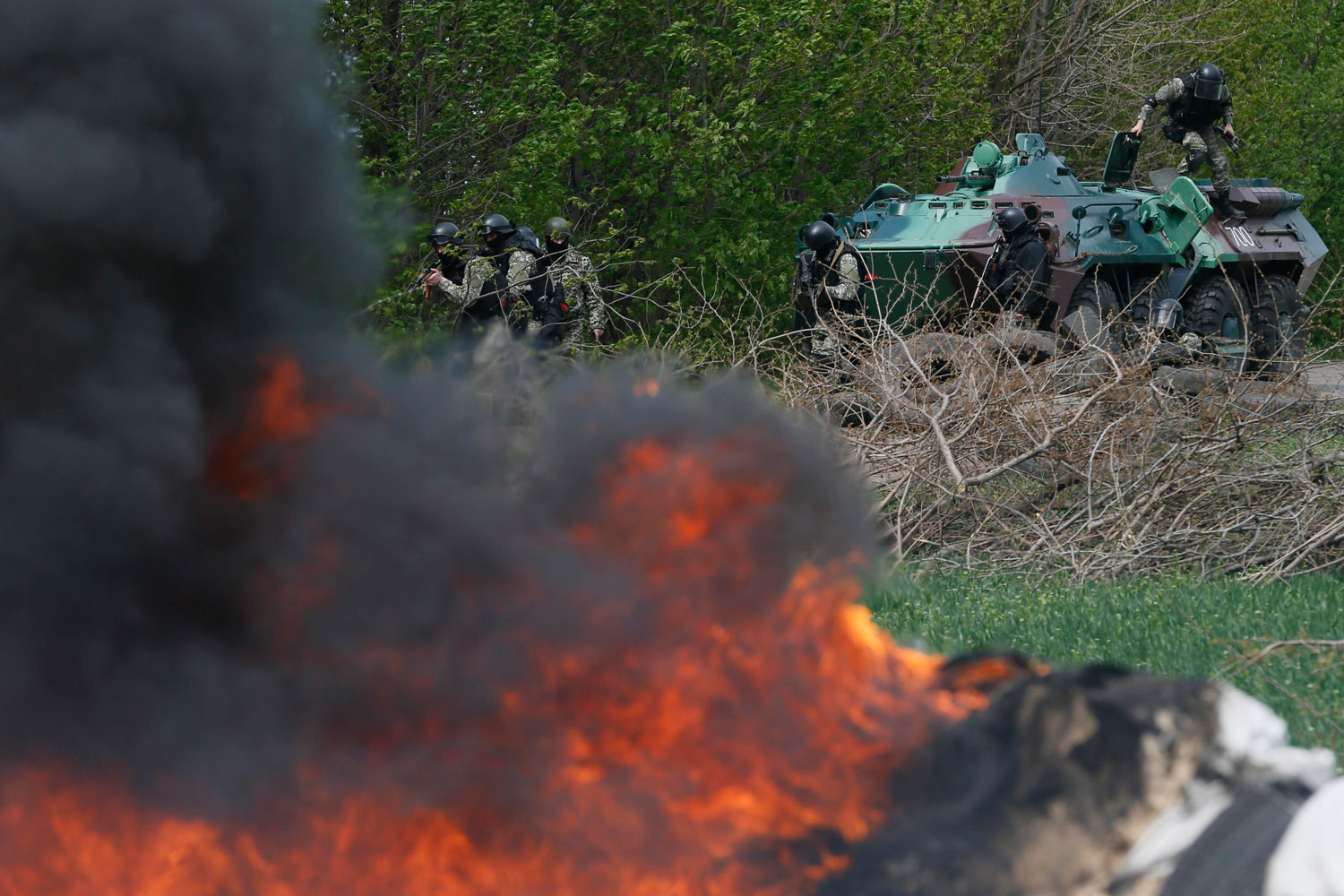 Las tropas ucranianas inician la reconquista de Slaviansk