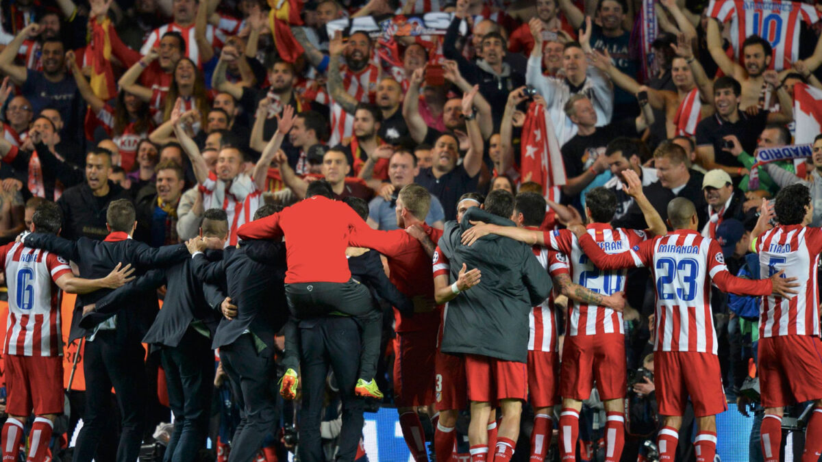 El Atlético de Madrid consigue 40 años después disfrutar de una final de Champions