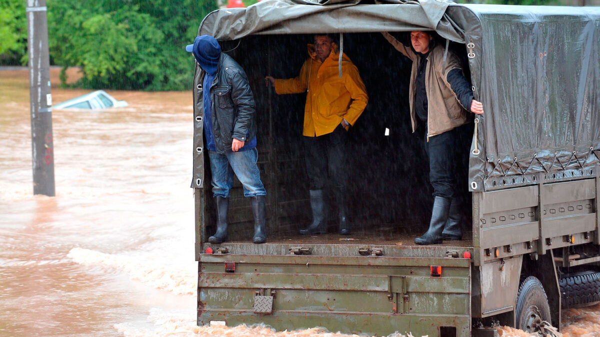 Un temporal de fuertes lluvias y vientos castiga a los Balcanes