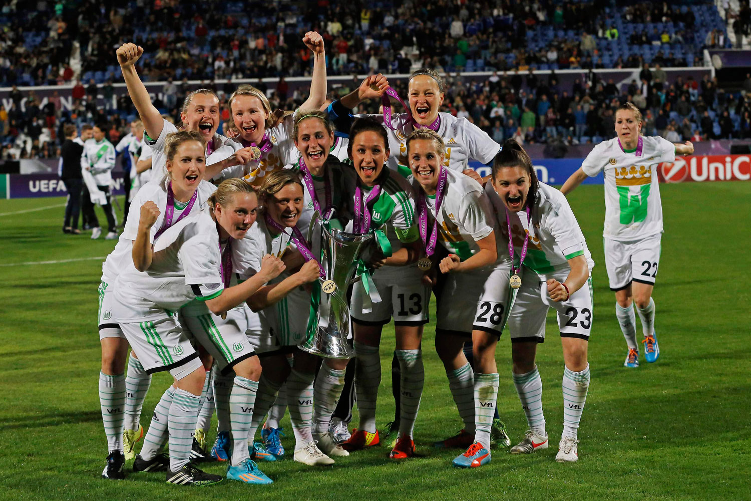 El Wolfsburgo, campeón femenino de Europa.