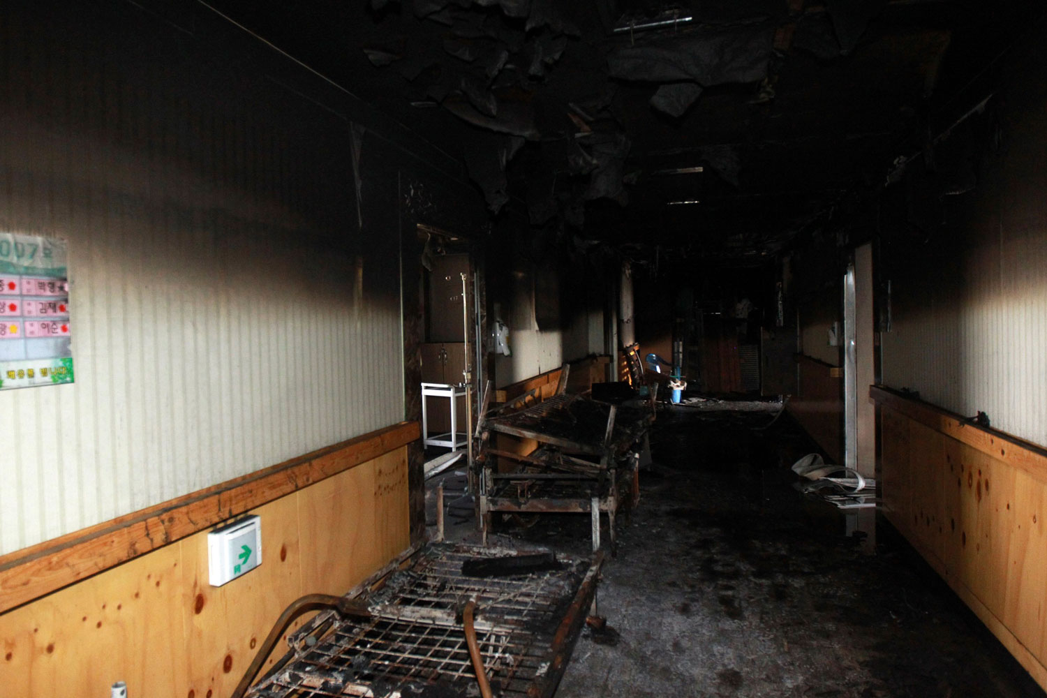 Mueren 21 personas en el incendio de un hospital para ancianos con enfermedades crónicas en Jangseon