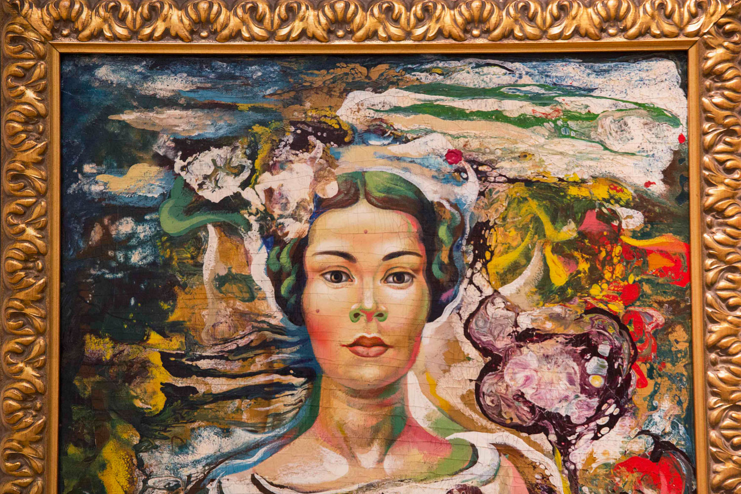 El retrato de María Luisa Gómez Mena cuelga en el Sotheby.