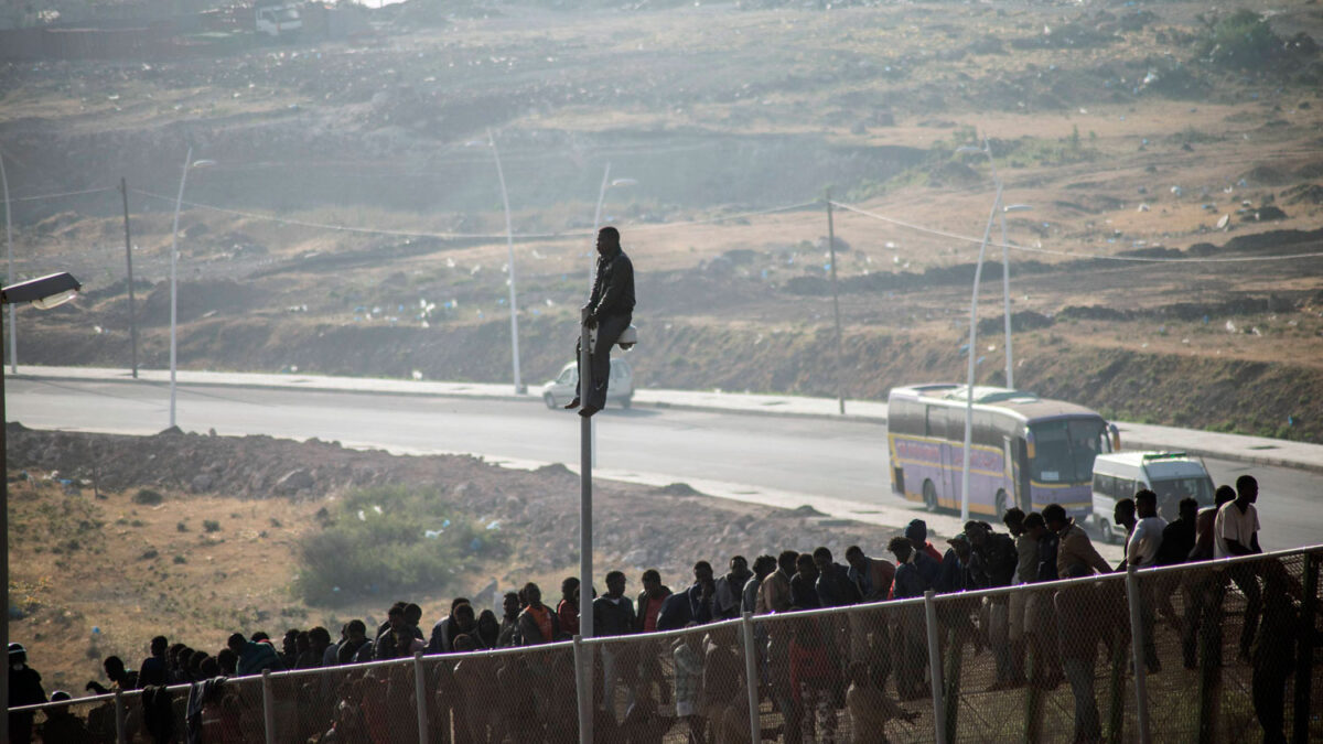 Nuevo salto masivo a la valla de Melilla