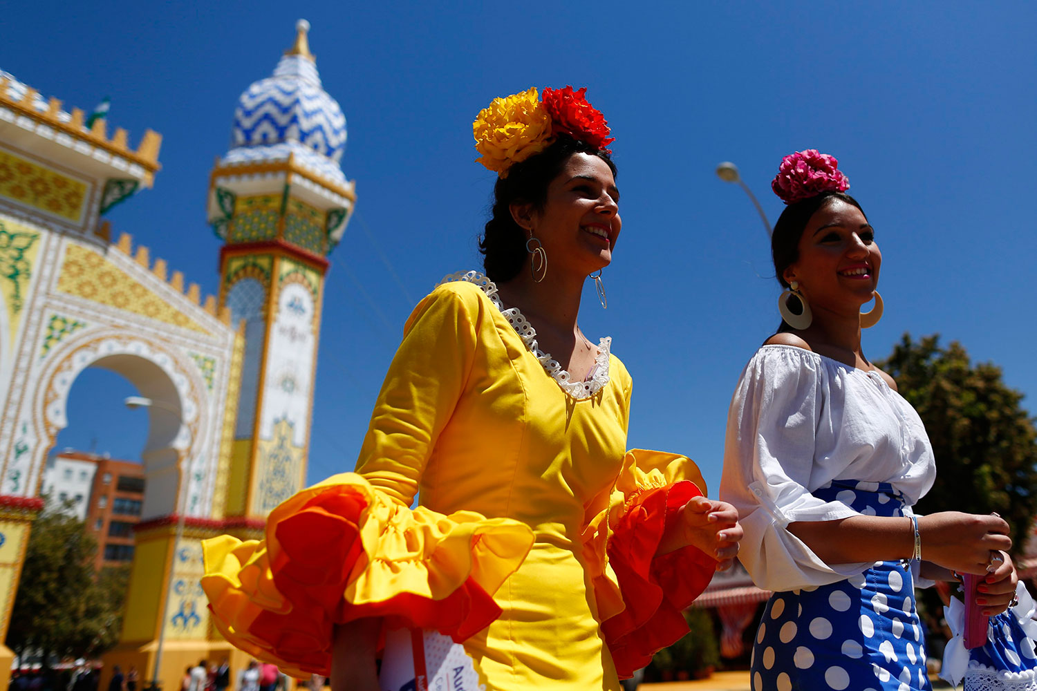 Colorido y tradición en la feria de Sevilla