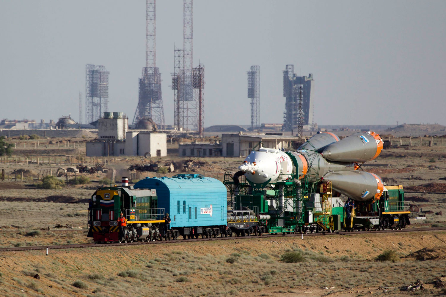 Soyuz TMA-13M ultima los preparativos para su viaje a la Estación Espacial Internacional