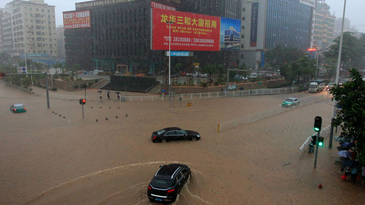 Inundaciones en Shenzhen