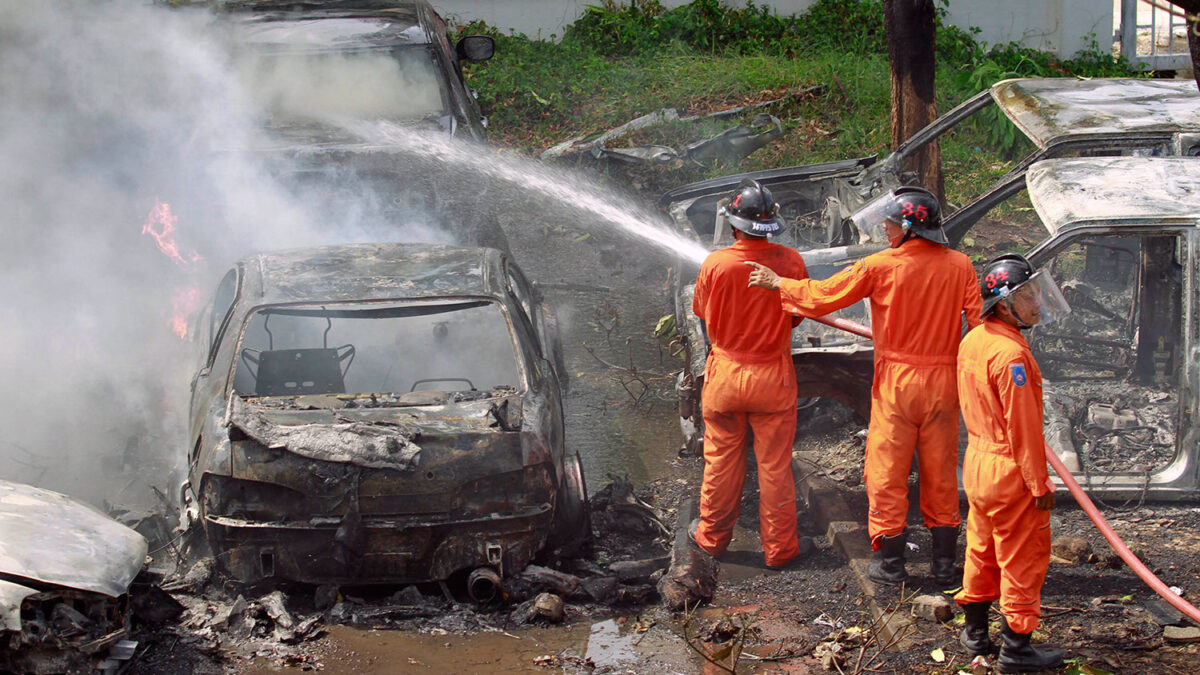 5 heridos tras la explosión de dos bombas en Tailandia