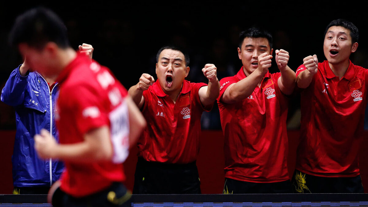 China gana el Campeonato del Mundo de tenis de mesa por partida doble