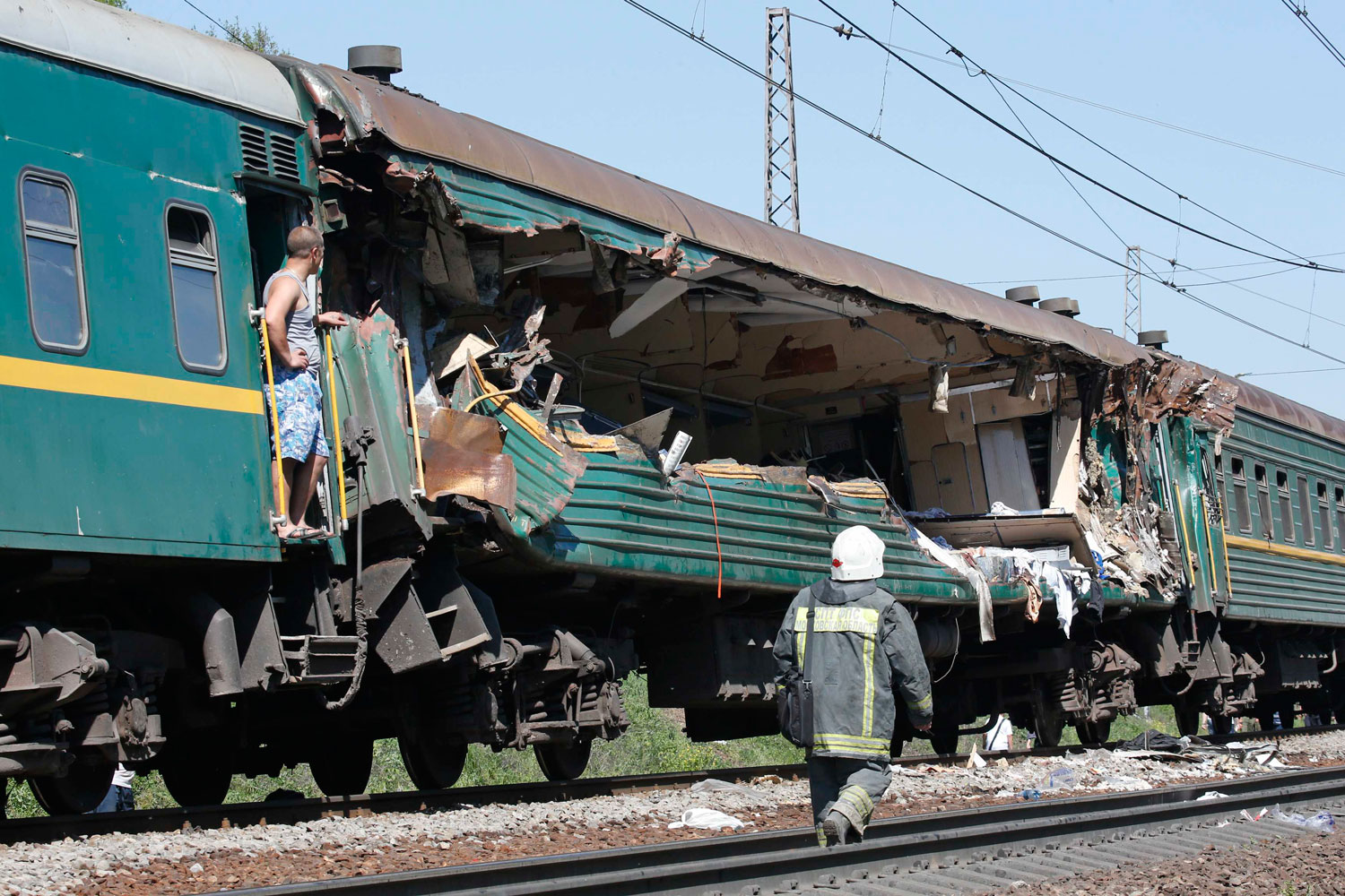 Al menos cuatro muertos y 16 heridos en un choque de trenes en Moscú