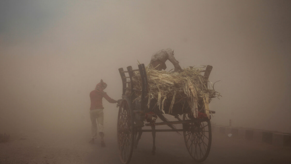 Tormenta de arena en Jammu