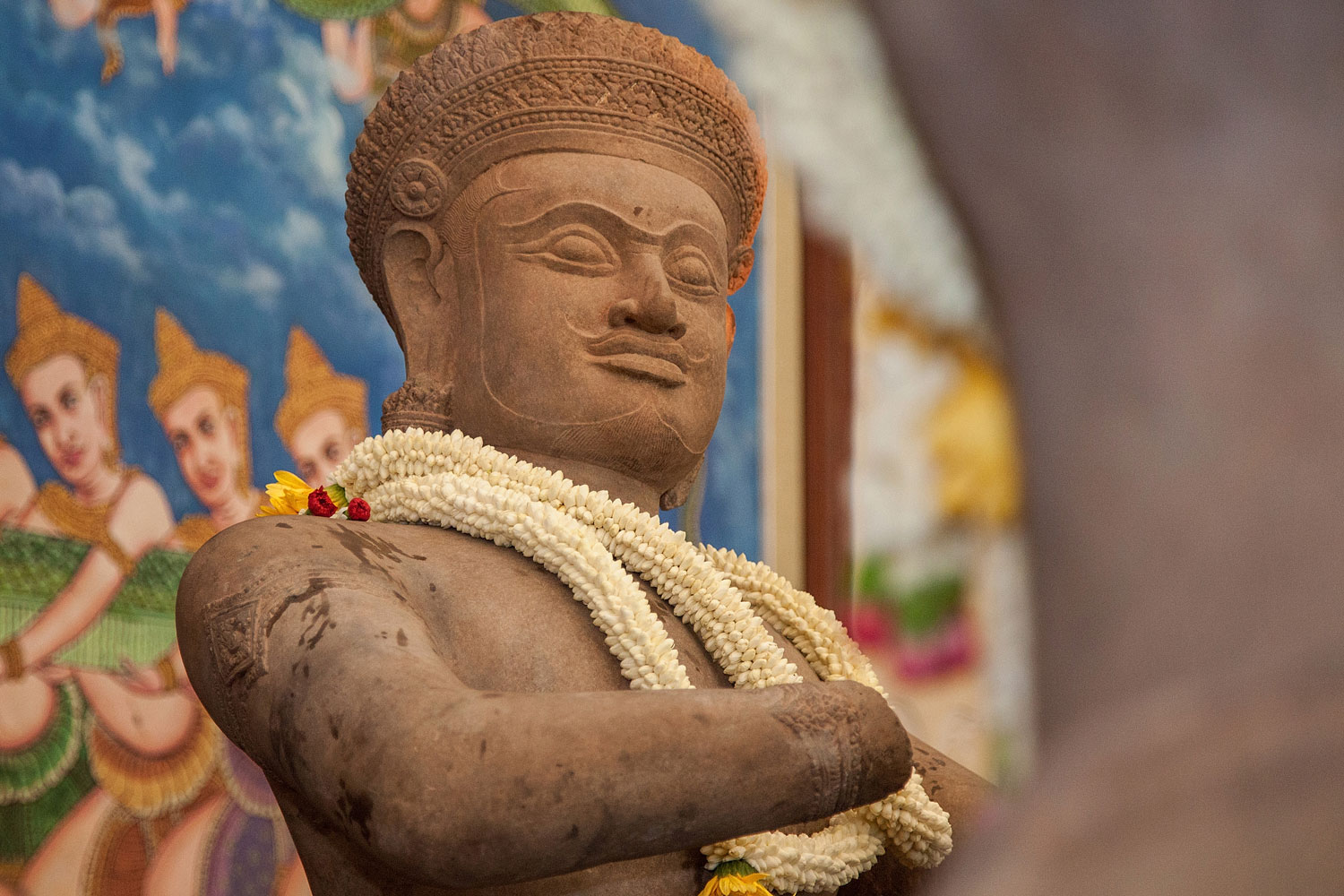 Vuelve a Camboya la estatua Bhima