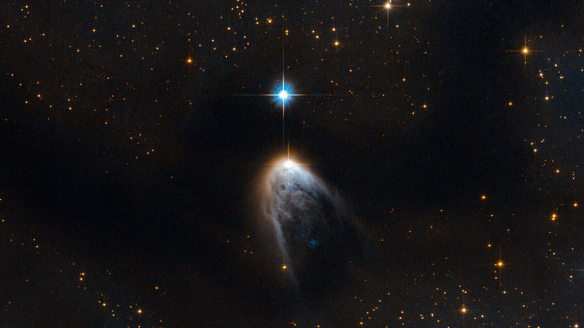 Hubble capta el nacimiento de una estrella